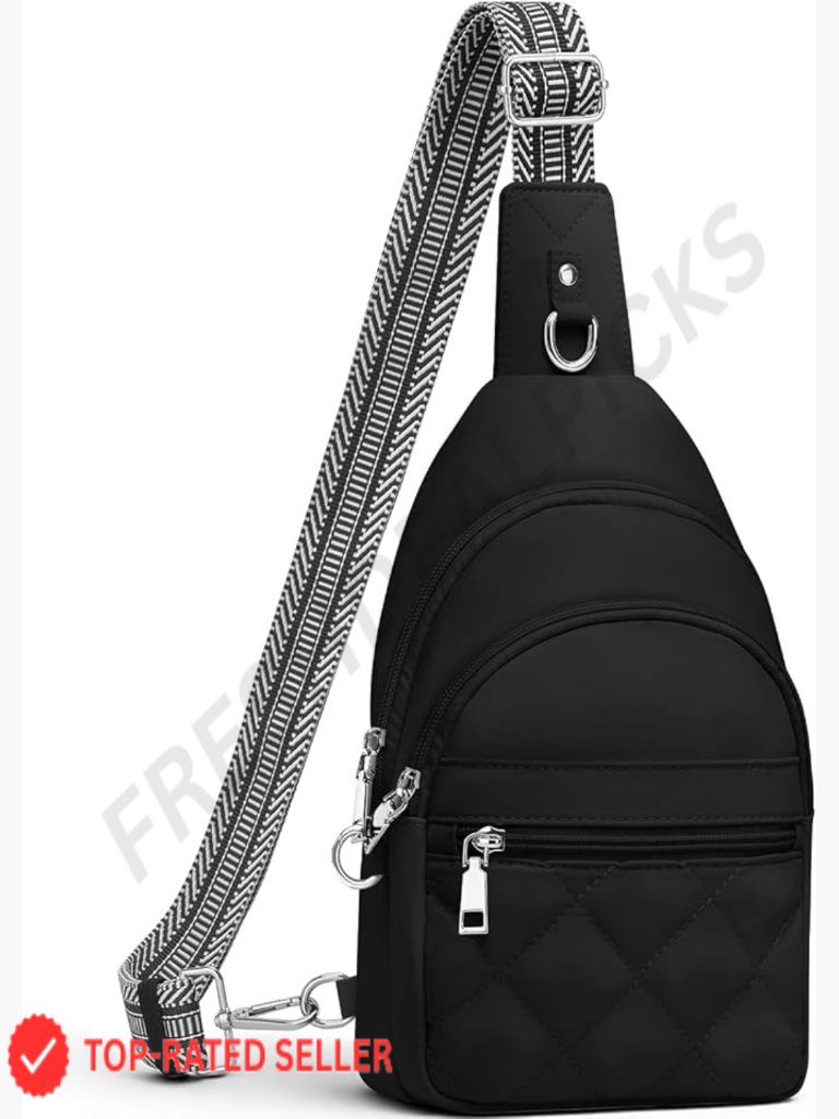 Puffy Sling Bag Crossbody Anti-Theft Rfid Travel Backpack Nylon Lightweight